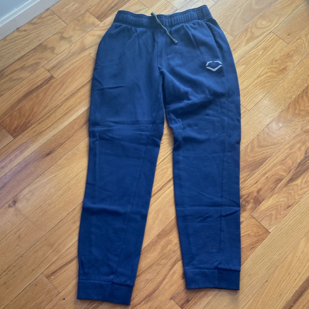 Evoshield mens  baseball sweatpants. Medium.adult. Navy blue